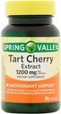 Spring Valley Tart Cherry Extract pro společné zdraví, 1200 Mg, 90 Kapsle