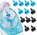 Silikonová slaná voda Naplňuje příslušenství kompatibilní s Navage Nasal Care Nasal zavlažovací systém - Uložit solné vodní lusky pro snadný provoz (6 Black + 6 Blue), nomal