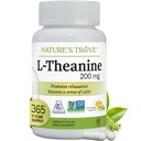 Nature 's Trove L- Theanine 200mg Super Value Size - 365 Vegetariánské kapsle