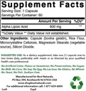 Nejlepší Naturals Alpha Lipoic Acid 600 mg & Selen 200 mcg