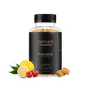 Black Girl Vitamíny - Prenatální gumy pro ženy Vitamin s folátem pro podporu kostního zdraví, gluten- Free, (Raspberry- Lemonade), 60ct