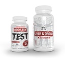 5% Nutrition 2-Stack curren124; Játra a varhany obránce s NAC + Test Booster curren124; Játra, ledviny, & Heart Support + Testosteron, Builder Muscle, Muscle Vitality, Energy & Stamina