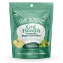 Čtyři Sigmatic Organic Greens Powder 124; Green Superfood Powder with Probiotics & Prebiotics OF 124; Super Green with Moringa, Chaga & Turkey Tail Oil OF 124; (4.94 oz.)