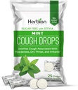 HERBION Naturals Kašel Kašel Kašel, Sugar- Volný se Stevia, Dietní dodatek, Mýdlo Kašel, pro dospělé a děti nad 6 let, 125 Kašel (Balení 5), Mint