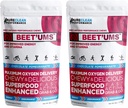 PEET 'UMS Beet Chews - Premium Organic Beet Juice Powder Supplement - Oxidová energie a cirkulace krve - Real Chocolate Granulate Health Chews with 7 Superfoods (2)