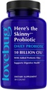 Lovebug Skinny Prebiotika a Probiotika pro ženy Stravovací zdraví a imunitní podpora - 10 miliard CFU Probiotické proužky Gut zdraví, plyn, zácpa & Bloating, 30ct