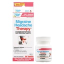 Relief Products Migrane Head Therapy - 100% přírodní aktivní ingredience - Zklidnění hroty, tlak, citlivost světla, migrény - Rychlé rozpuštění tablety - 50ct