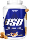 Alpha Dodává ISO, Nízký karb 100% syrovátkový protein izolát prášek, 25 gramů per servírování, pomáhá podporovat růst svalů, nízký cukr a gluten zdarma (Snicker Doodle, 5 liber)