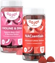 NAC 600mg + Cholin & DHA Gummies Bundle - Nutriční podpora denního wellness
