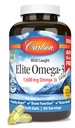 Carlson - Elite Omega33 Gems, 1600 mg Omega33 mastné kyseliny včetně EPA a DHA, norské, Wild- Catched Fish Oil Dodatek, Udržitelně sourced Omega 3 Rybí oleje Kapsle, Lemon, 130 Softgels