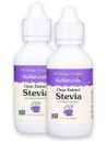 NuNaturals Clear Extract NuStevia, Plant- based Sweetener, 2 oz, 2 balení, Plastové