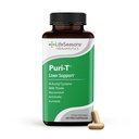 LifeSeasons Puri-T - Játra Cleanse & Detox Supplement - Resveratrol, N-Acetyl Cysteine, Mléčné Thistle, Artichode & Turmeric - Podporuje Tissue Regeneration & Health Bile Flow - 60 Kapsle