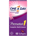 Jeden den žen Prenatal 1 Multivitamin Včetně vitamínu A, Vitamin C, Vitamin D, B6, B12, Železo, Omega-3 DHA & více, Tablet, Softgels, 60 Počet - dodatek pro předtím, během, a po těhotenství