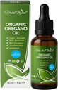Organický oregano olej - 1 Fl Oz (30ml), 80% Carvacrol USDA Organic oregano Oil Liquid Drops, Koncentrované rostliny na bázi, Non- GMO, Bylinné doplňky