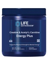 Life Extension Creatine Acetyl- L- Carnitin Energy Plus, Energy Supplement, Creatine monohydric, Acetyl- L- carnitin, Gluten- Free, Non- GMO, Vegetarian, 30 Služeb