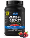 MuscleTech Creatine Monohydrát Powder Cell- Tech Creatine Post Cvičení Recovery Drink Muscle Builder Pro muže a ženy Muscle Building doplňky Ovocný punč, 3 libry (27 Serv)