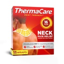 ThermaCare Heat Wraps for Neck & Raunder Pain Relief - Přenosná adhezivní topná hrdla s 16-hodinovým terapeutickým teplem - Drog- Free Muscle & Joint Soothing Patches - Large - 11-Count
