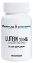 Vysoká potence 30mg Lutein Plus 6mg Zeaxanthin 120 Vege- Kapsle Přírodní Marigold Extract pro oční zdraví No Fillers 100% aktivní materiál