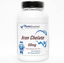 Železo Chelate 50mg / / 200 Kapsle / / Čisté / / podle PureControl doplňky