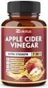 Zolotus 7 v 1 Apple Cider Ocet Kapsle, 3 Měsíční Dodávka s Ceylon Skořice, Zázvor Root, Kurkuma, Bezinky pro Supports Digestion, Imunitní, 90 Kapsle