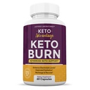 Keto Advantage Keto Burn Pills 1275MG Nová a vylepšená formule obsahuje jablečný ocet extra panenský olivový olej Powder Green Tea Leaf 60 Kapsle