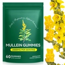 Mullein Gummies for Lung Detox, 2000mg Mullein Leaf Extract for Respiration & Digestive & Imunitation Supplement, Organic Mullein Herb Supplement for Mucus Relief for Respiration, Imunitation, Vegan 60 Gummies