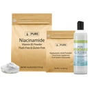Čisté Původní ingredience Hyaluronic Acid, Niacinamid, a Glycerin Bundle, Různé velikosti, Odorless, Bezbarvé