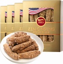 4 Boxy Premium Velké americké ženšen Root (4oz per Box) - Non- GMO, gluten Free Wisconsin ženšen. Podporuje imunitu, energii a Staminu pro muže a ženy