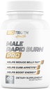 Muž Rapid Burn PRO 124; NOVÝ spalovač tuků pro muže hubnutí pilulky 124; Suppressant, Karba Block, Energy Booster 124; 6 Ultra dávkované výkonné ingredience 124; Bezpečné třetí strana Testováno - 60 Kapsle