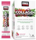 Force faktor kolagen zvýšení Superfood s Biotin, Hyaluronic kyselina, Bamboo, a vlasy, kůže, a hřebíky Vitamíny, Zesilovač nehtů a doplňky kůže, Tropické ovocné aroma, 20 Stick Packs