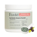 Perelel Synbiotic Green Powder, Superfood Směs s ovocem, Zelenina, Probiotika, Vláknina, Spirulina & Chlorella, Denní Zelenina dodatek, Soy & gluten zdarma, non GMO, Acai Berry Flavor, 30 Služení