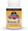 Zdroj Naturals Resveratrol, pro srdce a zdravé stárnutí * 200 mg - 60 tablet