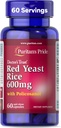 Puritans Pride Doctors Trust ® Red Yeast Rice 60mg s policosanolem, dodatek stravy, 60 Rychlé uvolnění kapsle