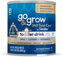 Go & Grow 360 Total Care by Telepac Toddler Nutritional Drink, Has 5 HMO, Powder, 24-oz Can