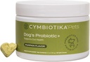 CYMBITIKA Dog Probiotic +, Probiotika pro psy, Gut Health & Immunication Supplement with Digestive Enzyme and Green Blend, Prebiotics, Postbiotics, Doplněk pro psy, Dýňový flavor, 50 Žvýkání