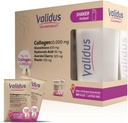 VALIDUS Collagen 10 000 mg + Elastin 100 mg + Glutathione 200 mg 30 Sachets + Shaker