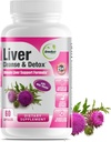 GreeNatr Játra vyčištění Detox & opravy Formule - Mléko Thistle, Berberine, Ginger, Beet Root, Pampeliška Kořen, Artichode Extract, a Chanca Piedra pro optimální podporu jater (1 láhev)