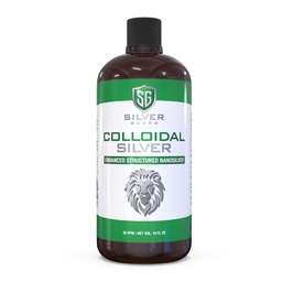 Enhanced Coloidal Silver Liquid Imunity Supplement - 30ppm Čistá a přírodní strukturovaná stříbrná voda - Organic Coloidal Silver Solution - 16 oz Lahvička (1 balení)