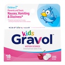 Gravol Děti Žvýkací tablety pro Nauseu, Upset Žaludeční a Motion Nevolnosti Relief, Barvy Free, Cherry Flavor, Věk 2 až 12, 18ct