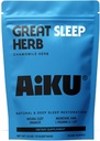 Great Sleep Herb 124; pro Restful Sleep & Relaxation 124; Heřmánkový čaj s GABA, hořčík & 5-HTP 124; Premium Herbal Sleep Support 124; USA Made - 15 Tea Bags (15 Day Supply)