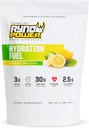 Ryno Power Hydration Fuel Electrolyte Drink Mix 2lb (20 Servings) 'Lemon Lime' - Advanced Electrolyte Formule + BCAA 's - Gluten Free - Trvalá energie a svalová obnova