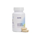 Nouel CLAS124; Kůže + játra + Podpora imunity CLAS124; Zotavení doplněk pro pití CLAS124; Mléko Thistle, NAC, Hyaluronic acid, CoQ10, Biotin, Antioxidanty CLAS124; 40 Kapsle