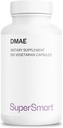 Supersmart - DMAE dodatek 390mg za den (dimethylaminoethanol) - od DMAE Bitartate - Choline Production PHARMA124; Non- GMO & gluten zdarma - 150 Vegetariánské kapsle