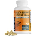 Bronson Glucosamine Chondroitin Turmeric & MSM Advanced Joint & Cartilage Formule, Podporuje zdravé klouby, Mobility & Cartilage - Non- GMO, 90 Kapsle