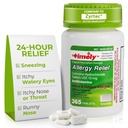 TIME- CAP Labs, INC. Včasné Cetirizin HCl 10 Mg 365 Tablet - 24 hodinová alergie Relief from Suezing, Runny Nose, Itchy Watery Eyes, Itchy Throat or Nose