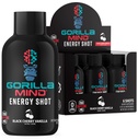 Gorila Mind Energy Shots (Pack of 6) - Vylepšený focus & Energy, Sugar- Free, Fast- acting, Potent Formule s vitamíny a přírodní extrakty (Black Cherry Vanilla)