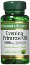 Nature 's Bounty Evening Primrose Oil, 1000mg, 180 Softgels (3 x 60 hraných lahví)