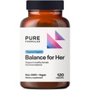 Purefillas Balance for her - Hormon Balance for Women - DIM, Black Cohosh, vápník D-Glucarate, EGCg Green Tea Extract & Chaste Tree Dodatek pro Mood Support & Estrogen Metabolismus - 120 Kapsle