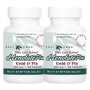 East- Park d- Lenolate Plus Cold & Flu Homeopatická pomoc pro dospělé a děti 124; Imunitní systém Booster s Olive Leaf Extract, Neem Leaf Extract & Echinacea Extract 124; 625mg, 24 Tablet OF 124; Non- GMO (Balení po 2)