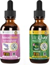 Rejuvica Health Balanced Femme + VitaEquity - Podpora ženské rovnováhy + Podpora jater - Liquid Delivery for Better Absorption - Milk Thistle, Dong Quai, Artichice, Maca, Dandelion & More!